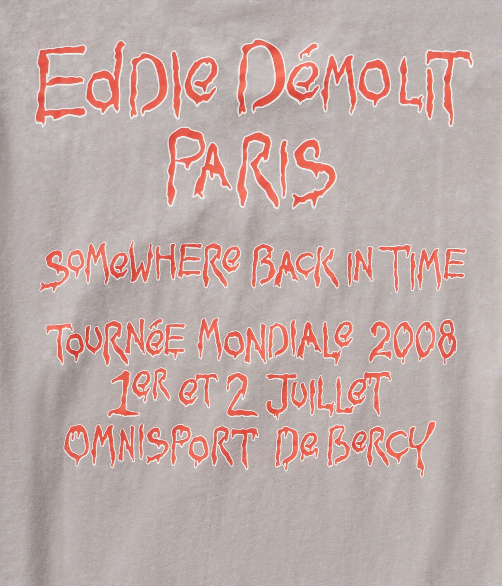 Iron Maiden World Tour Relaxed Graphic Tee