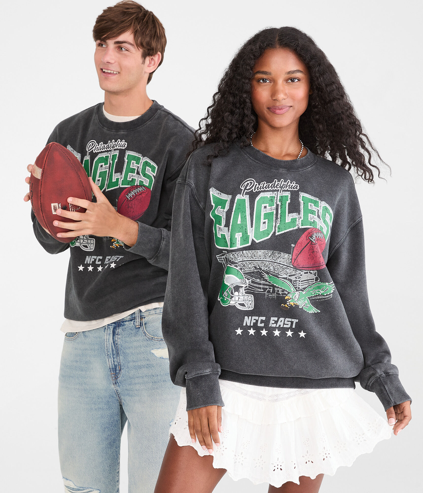 Philadelphia Eagles Stadium Crew Sweatshirt