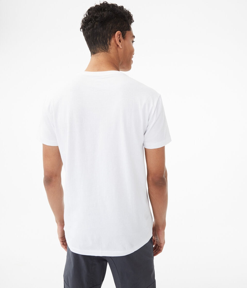 Ombré Aero-NYC Appliqué Graphic Tee