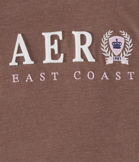 Aero East Coast Crest Appliqué Graphic Tee