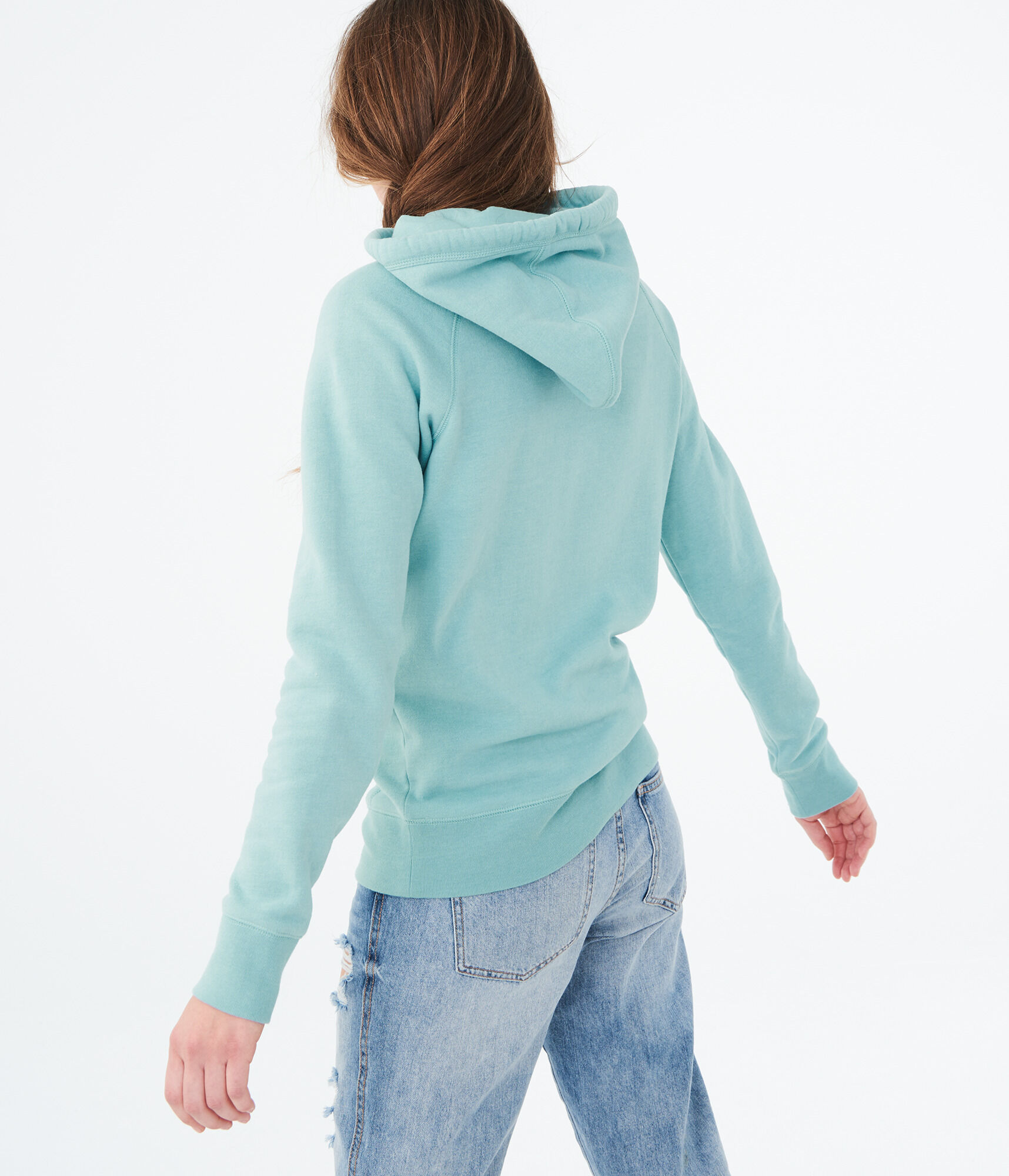 solid pullover hoodie