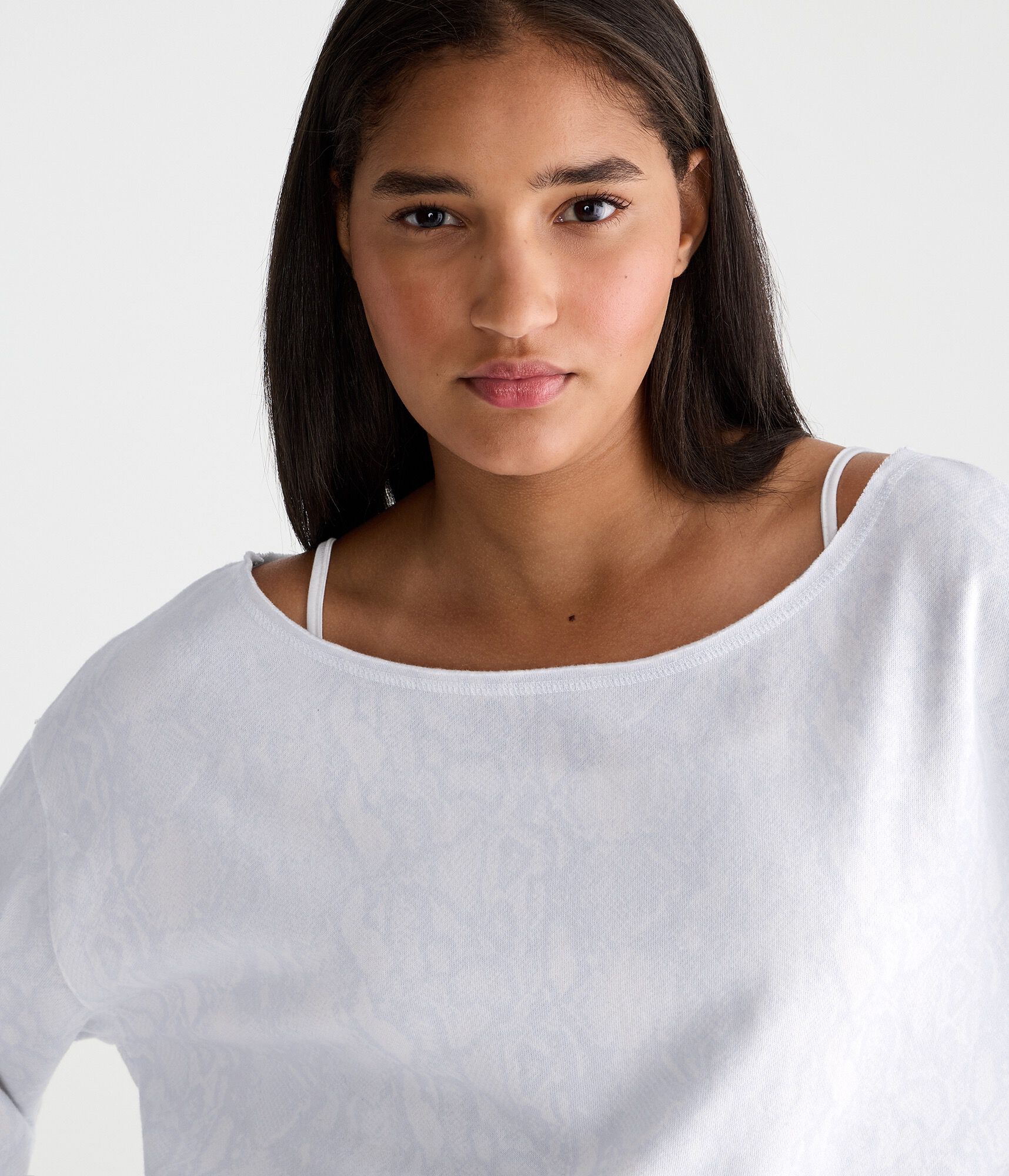 Cloud Soft Snake Print Oversized Off-The-Shoulder Sweatshirt