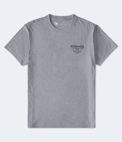 Aeropostale Triangle Logo Graphic Tee Aeropostale Triangle Logo Graphic Tee