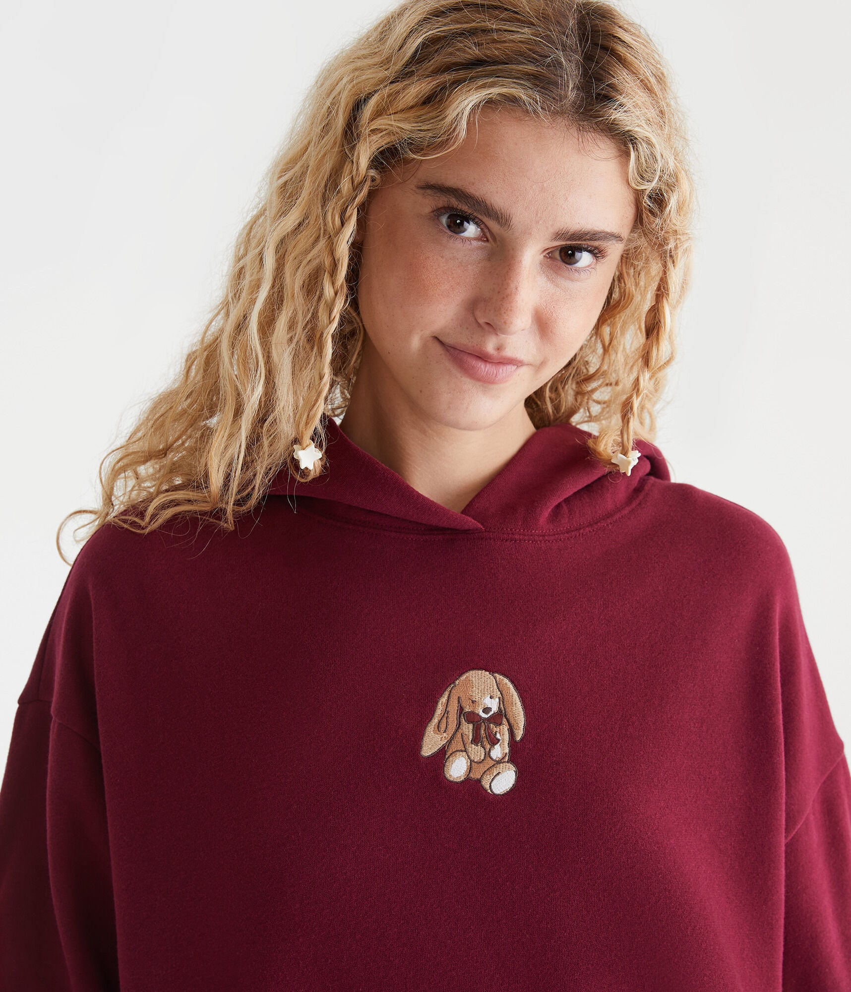 Bunny Oversized Pullover Hoodie