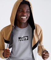 Aero Script Box Logo Graphic Tee