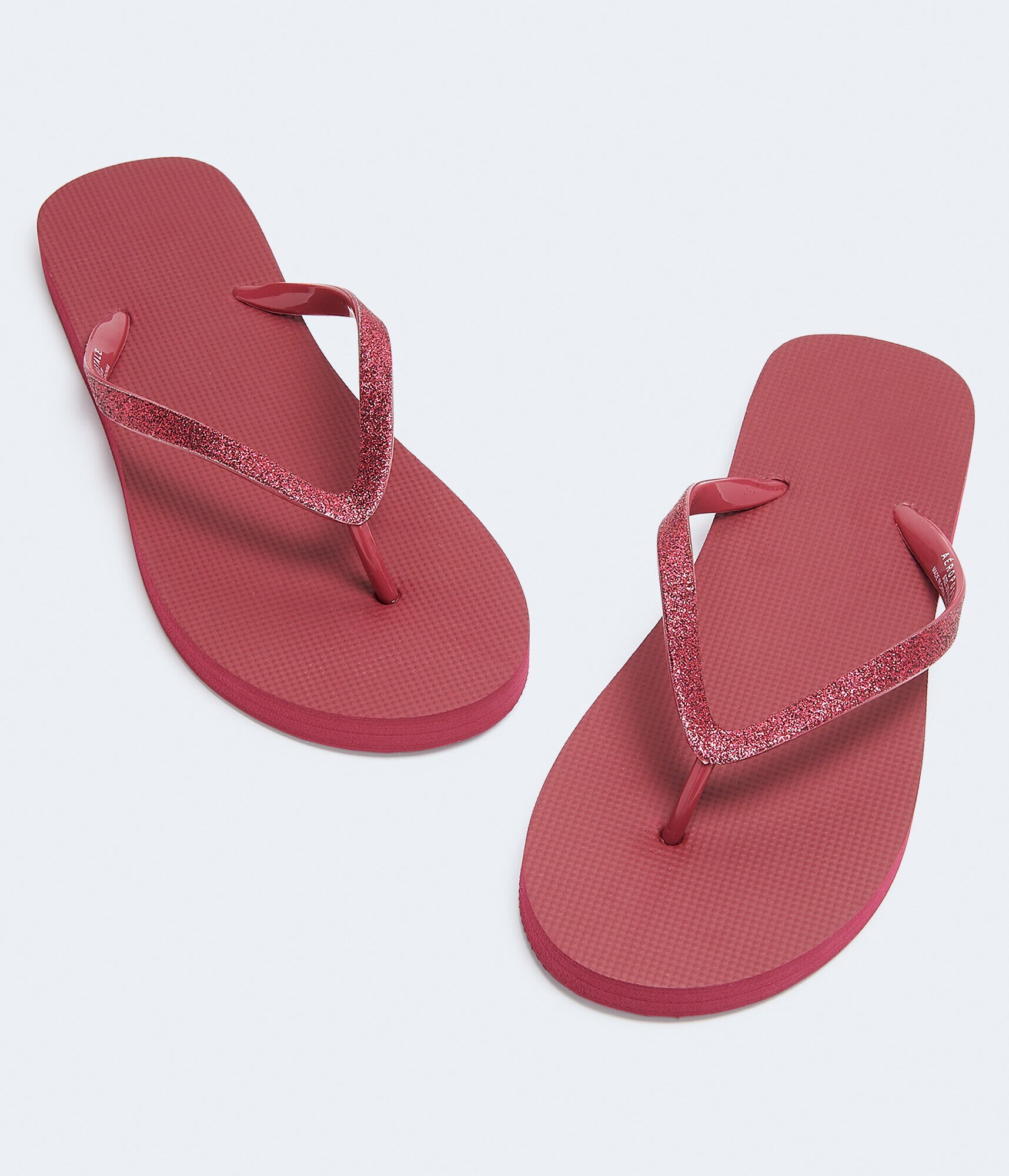 glitter strap flip flops