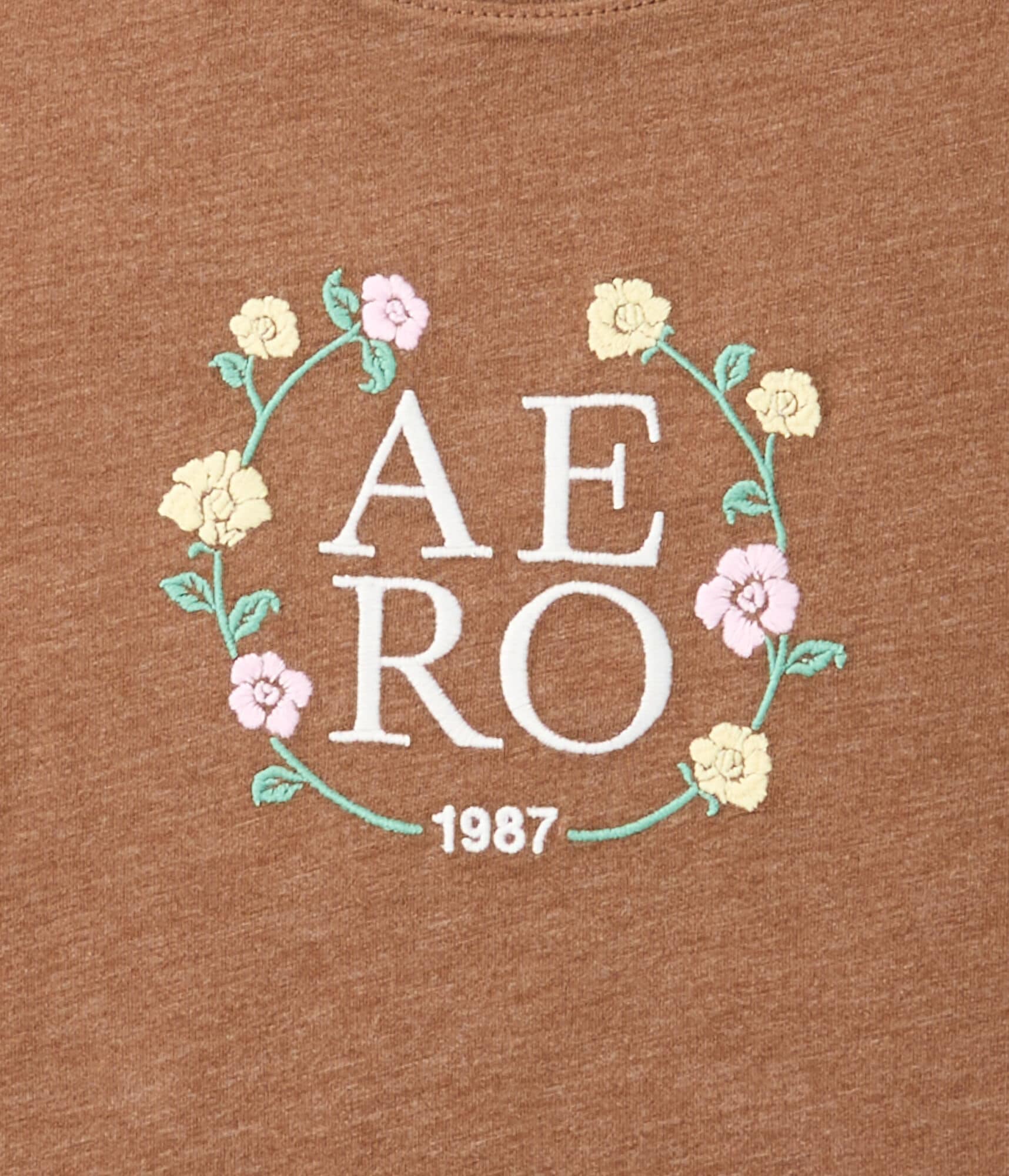 Aero 1987 Floral Graphic Tee