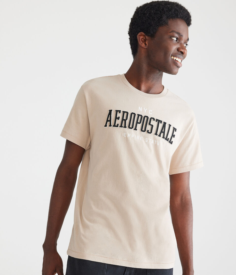 Aeropostale Empire State Appliqué Graphic Tee