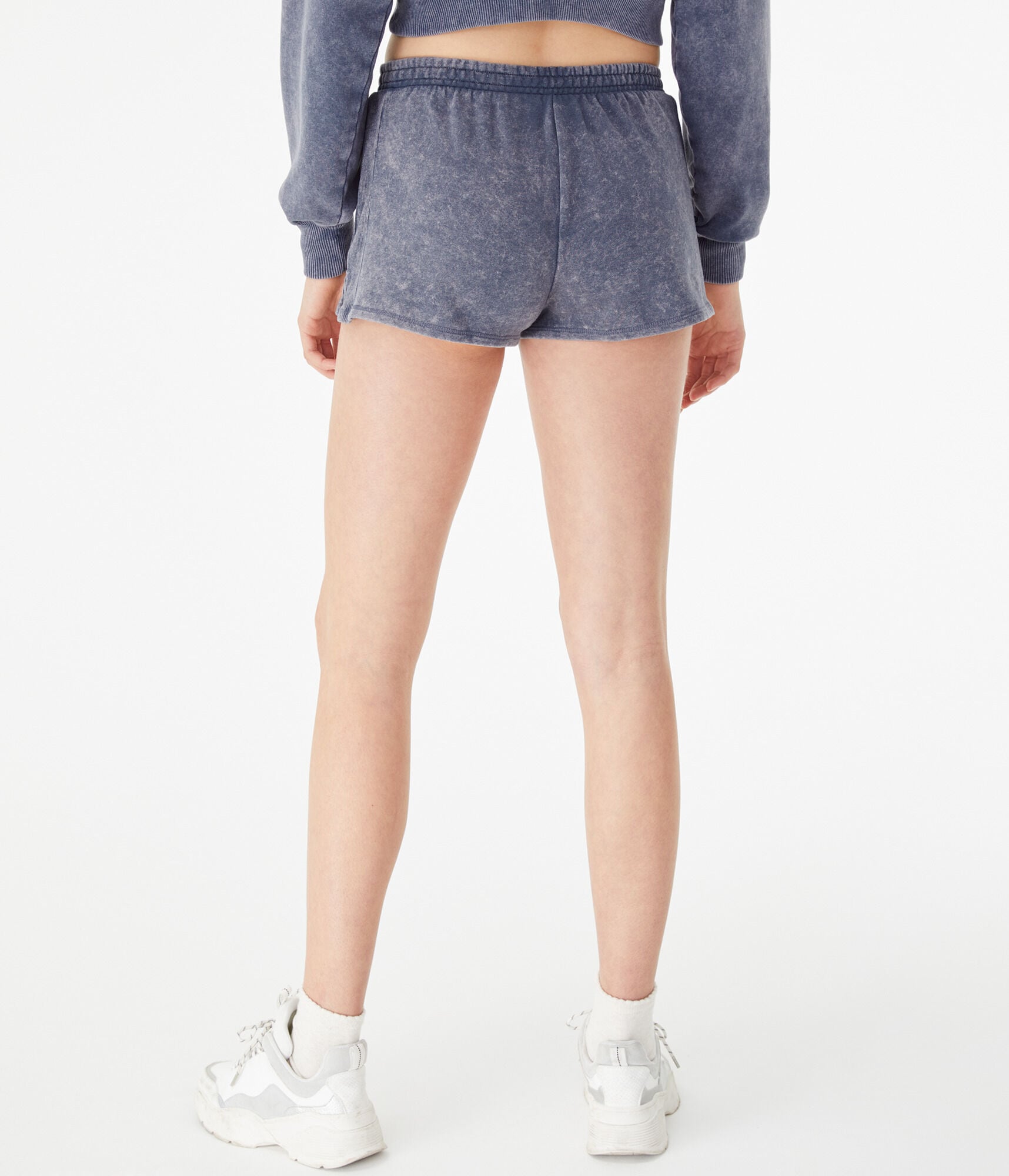 High rise fleece shorts Clearance