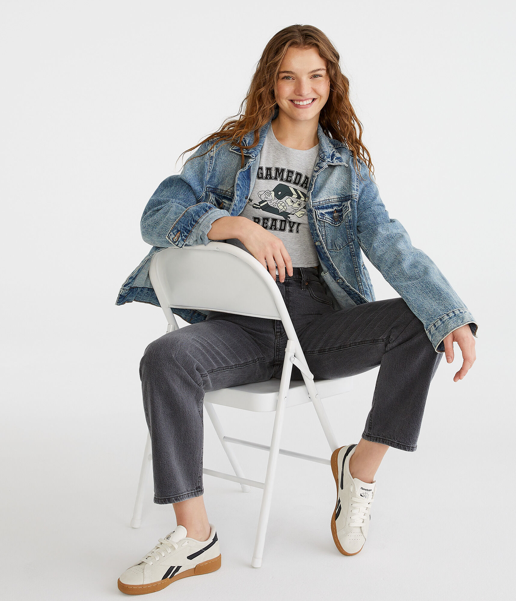 SpongeBob Football Graphic Baby Tee