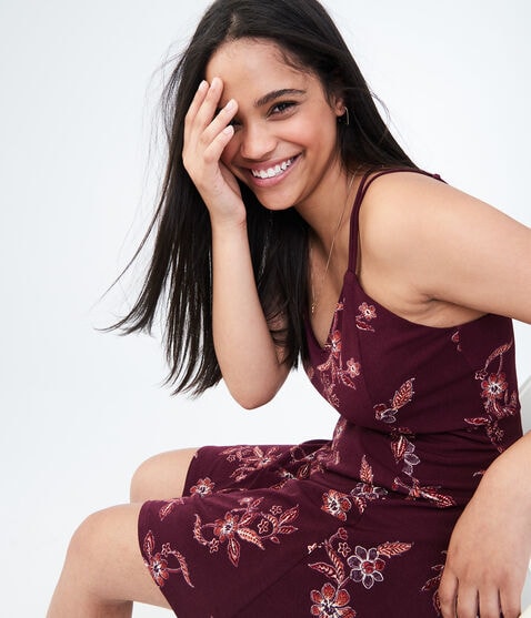 Floral Strappy Skater Dress
