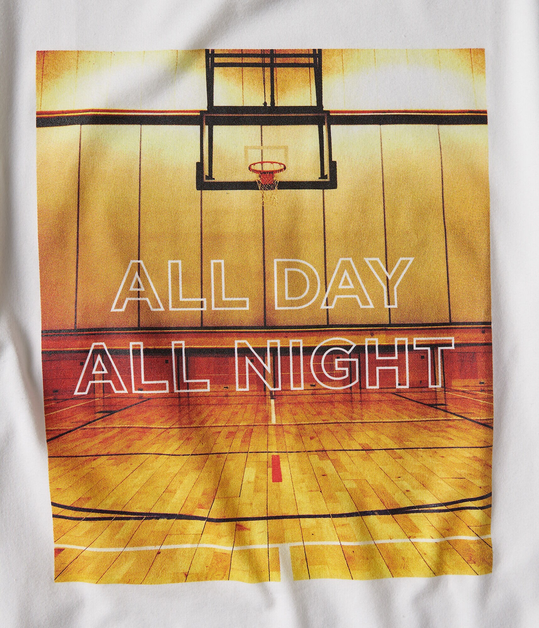 All Day All Night Stretch Graphic Tee