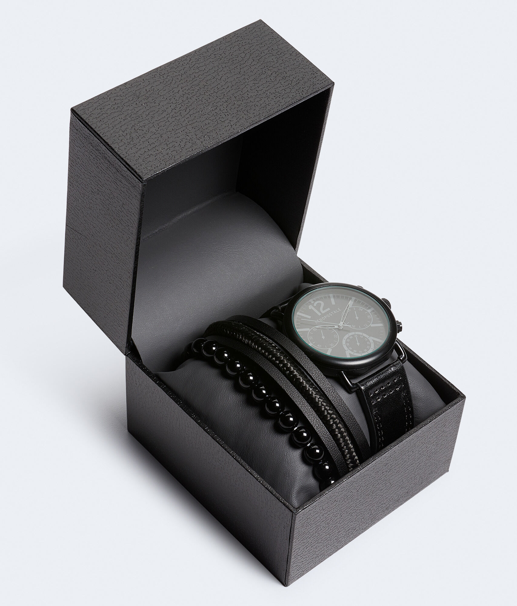 Chrono Analog Watch Bracelet Set