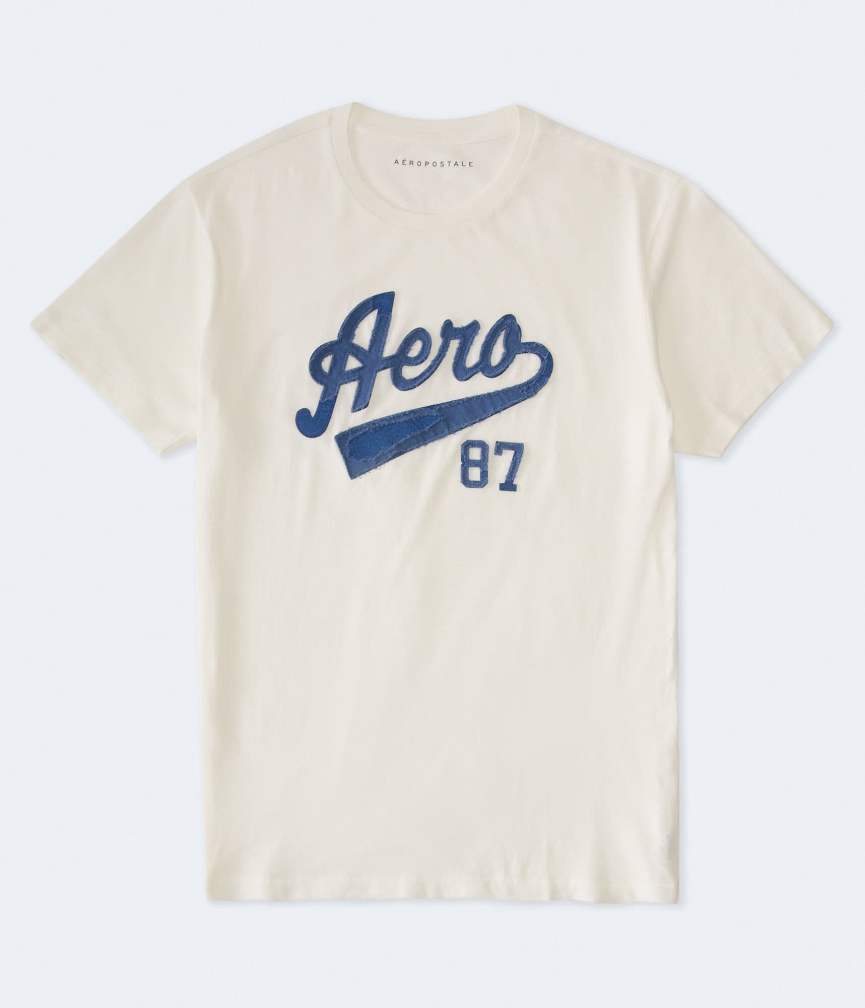 Aero 87 Script Appliqu&eacute; Graphic Tee