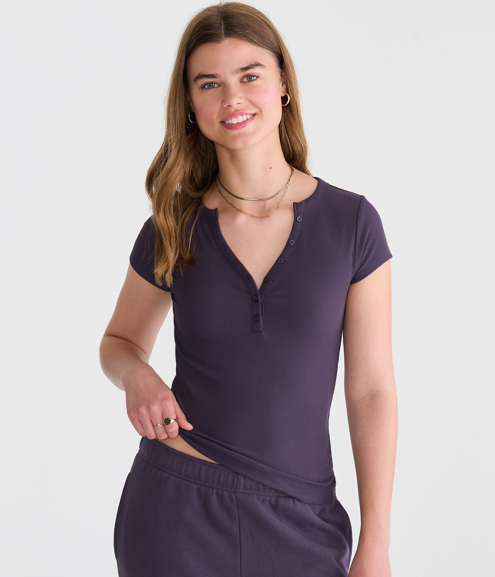 Buttery Soft V-Neck Henley
