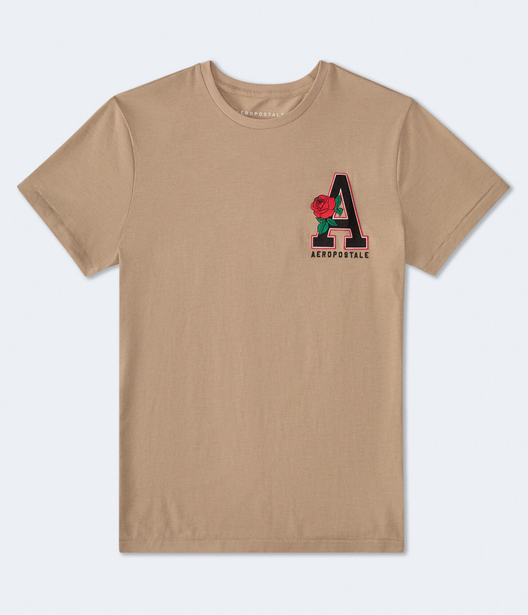 Aeropostale Rose Appliqué Graphic Tee