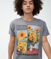 Monet's Sunflowers Graphic Tee