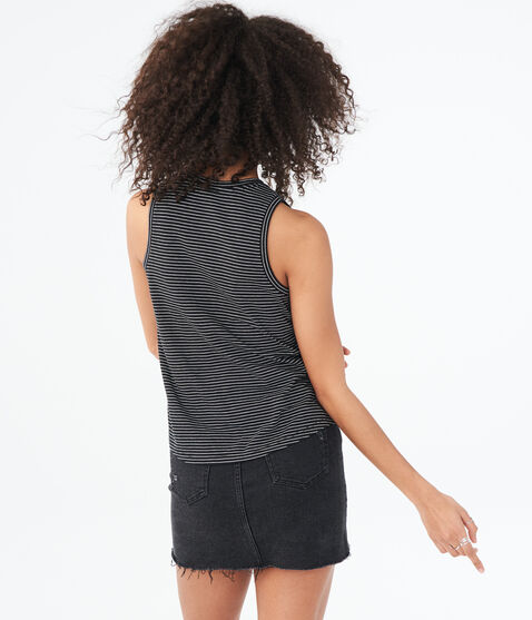 Seriously Soft Striped Floral Tank