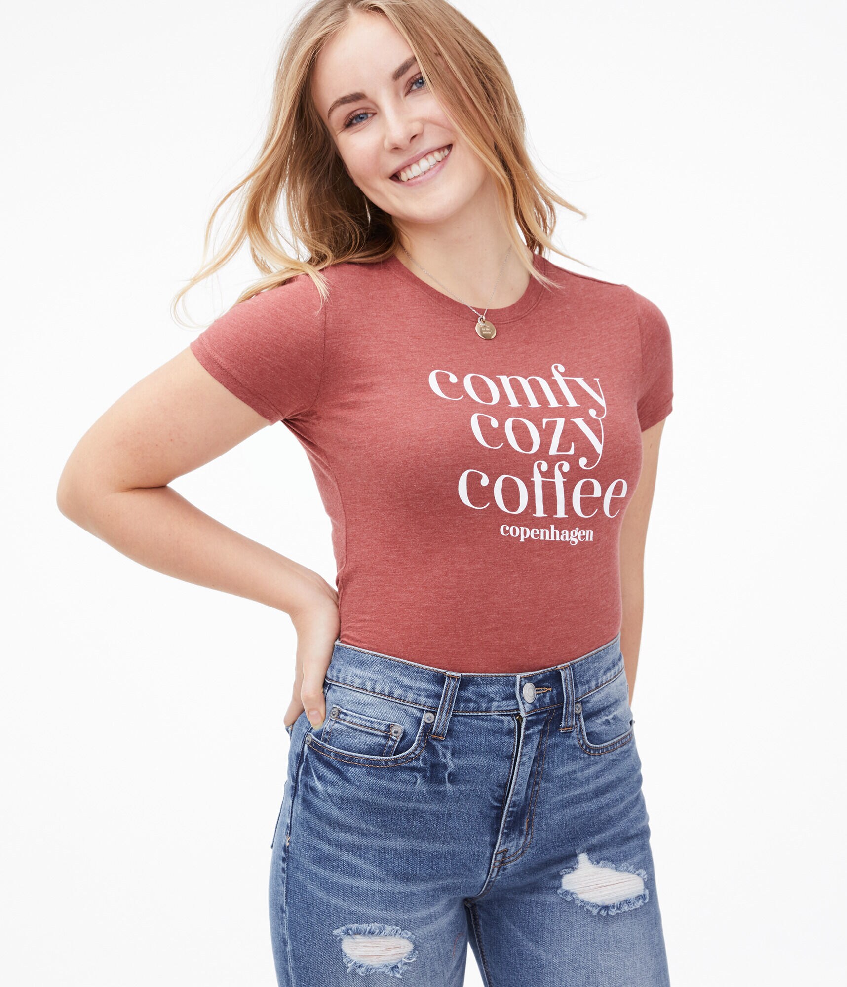 Comfy Cozy Coffee Graphic Tee