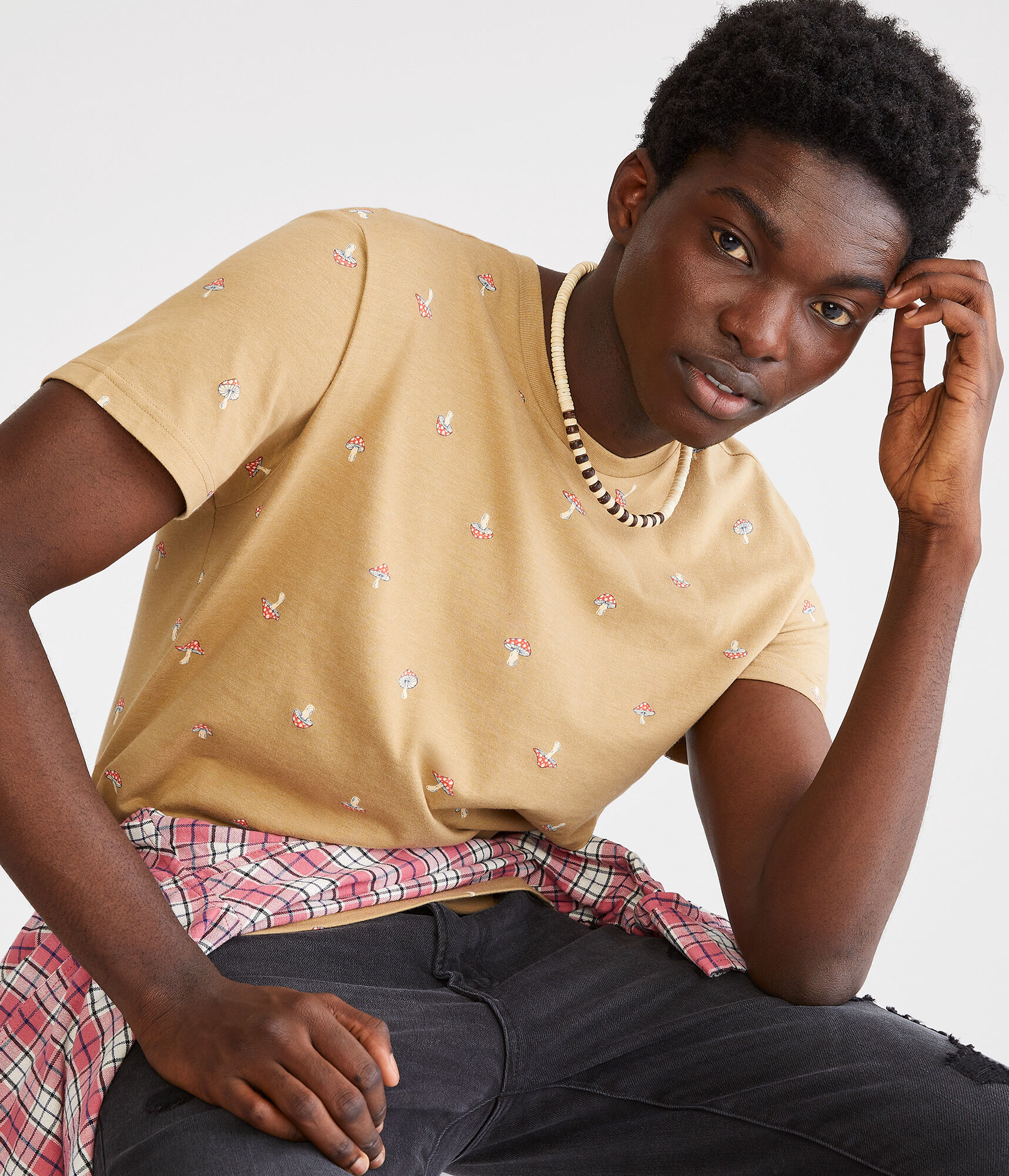 Allover Mushroom Graphic Tee