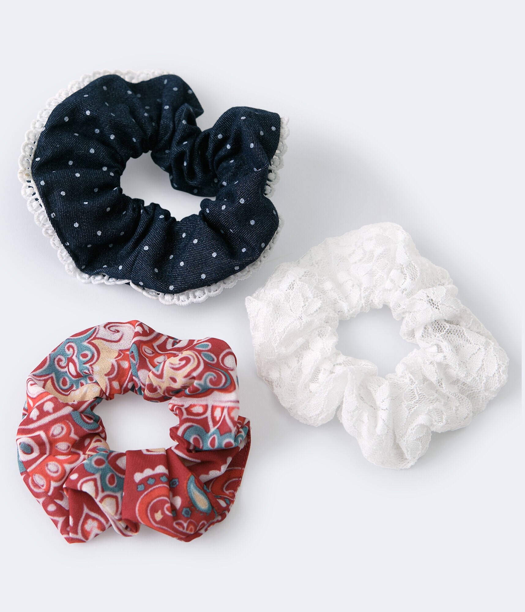 Polka Dot Scrunchie 3-Pack