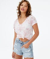 Seriously Soft Tie-Dye V-Neck Tee