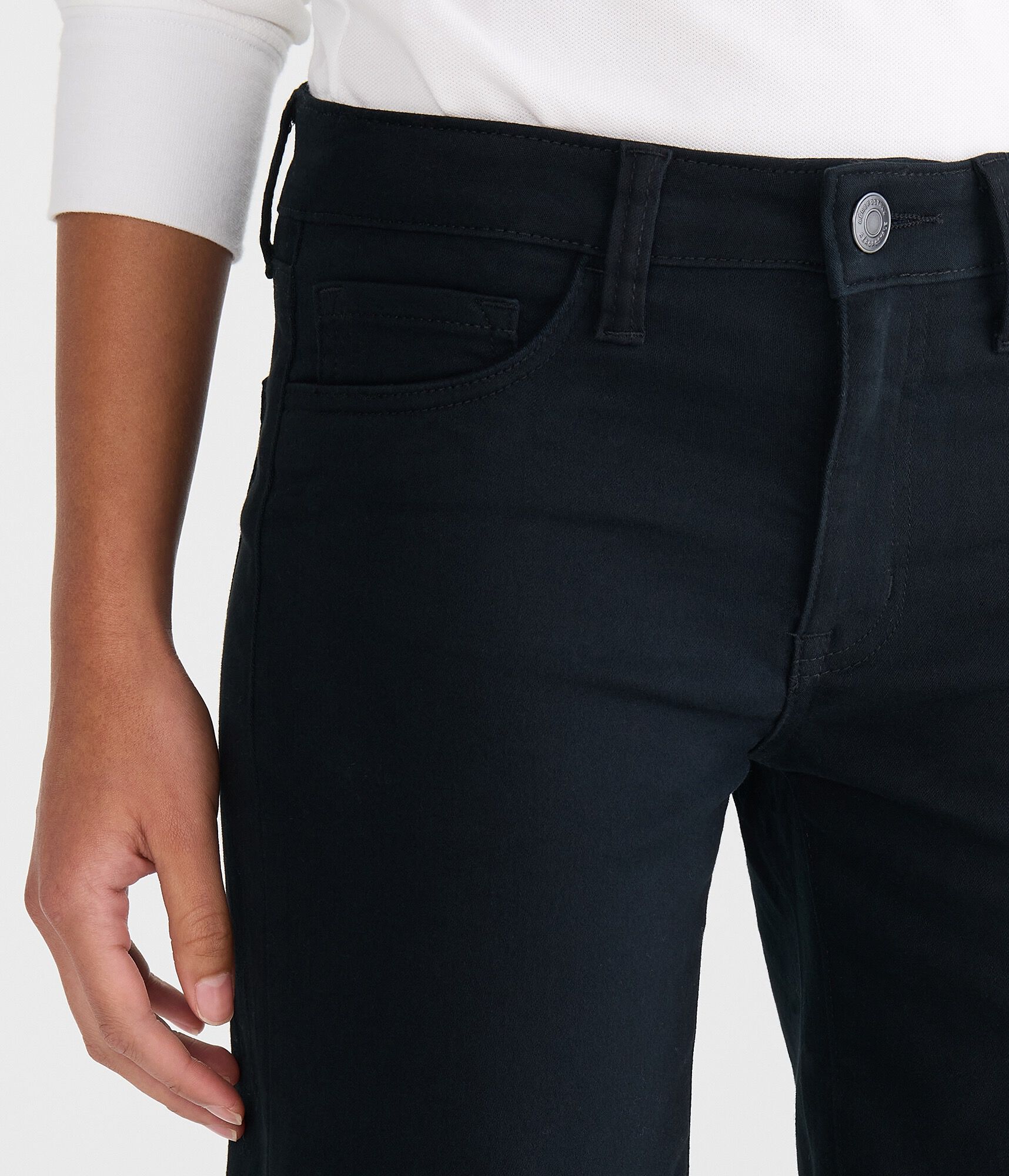 Mid-Rise Uniform Bermuda Shorts