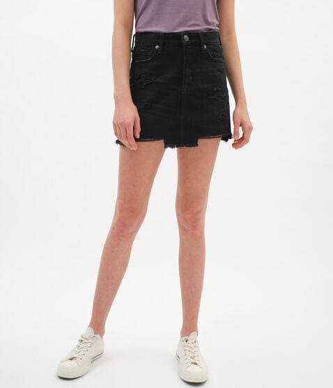 Real Denim High-Rise Mini Skirt Real Denim High-Rise Mini Skirt