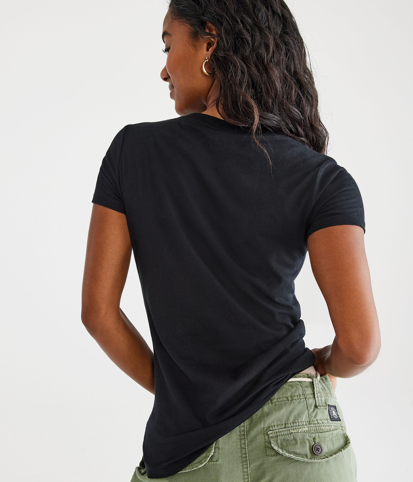 Aeropostale 1987 Butterfly Appliqu&eacute; Graphic Tee