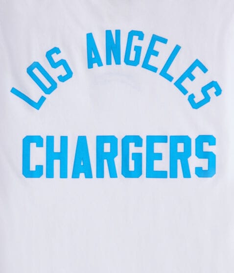 Los Angeles Chargers Mini Logo Relaxed Graphic Tee Los Angeles Chargers Mini Logo Relaxed Graphic Tee