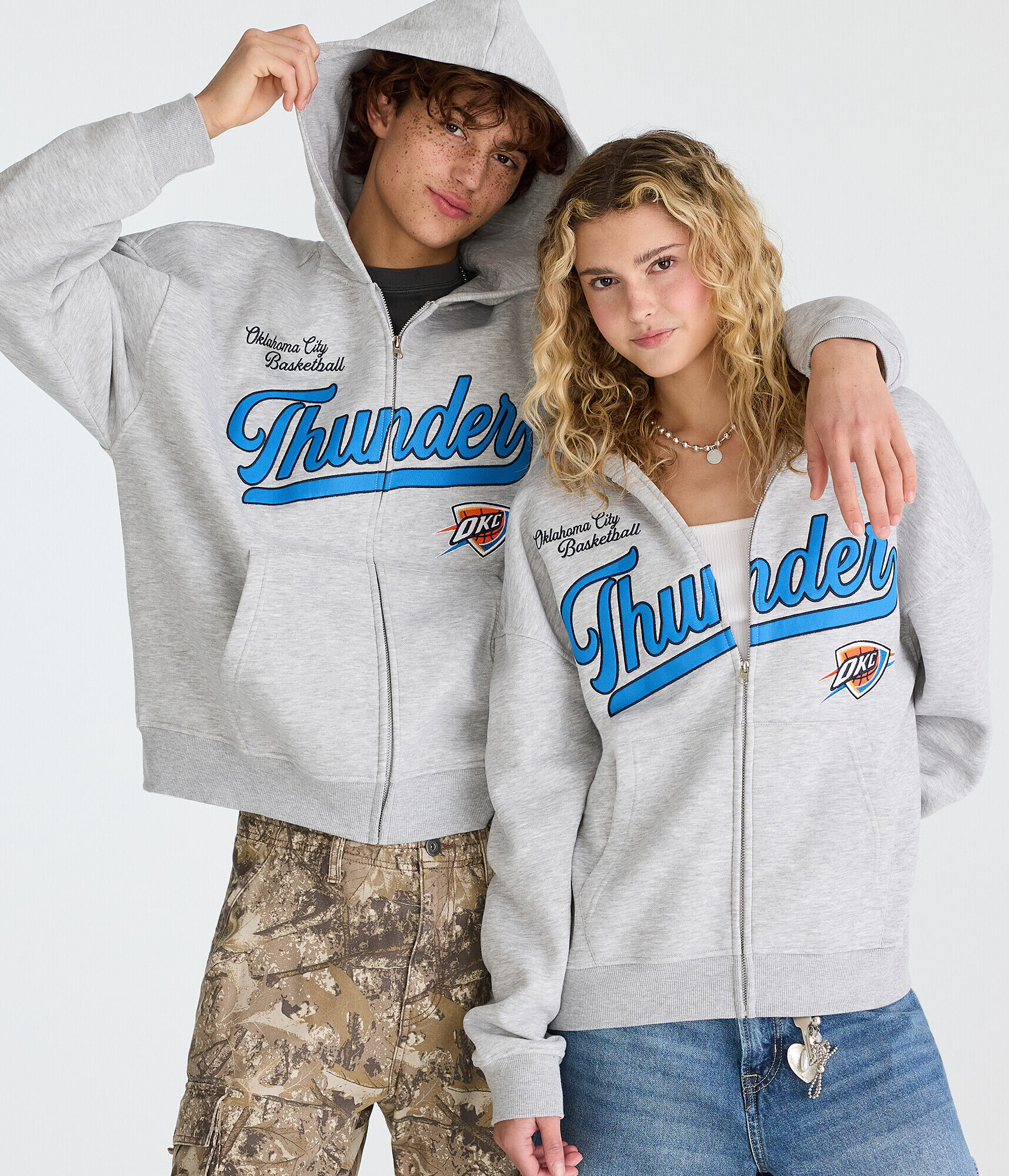 Oklahoma City Thunder Basketball Full-Zip Hoodie