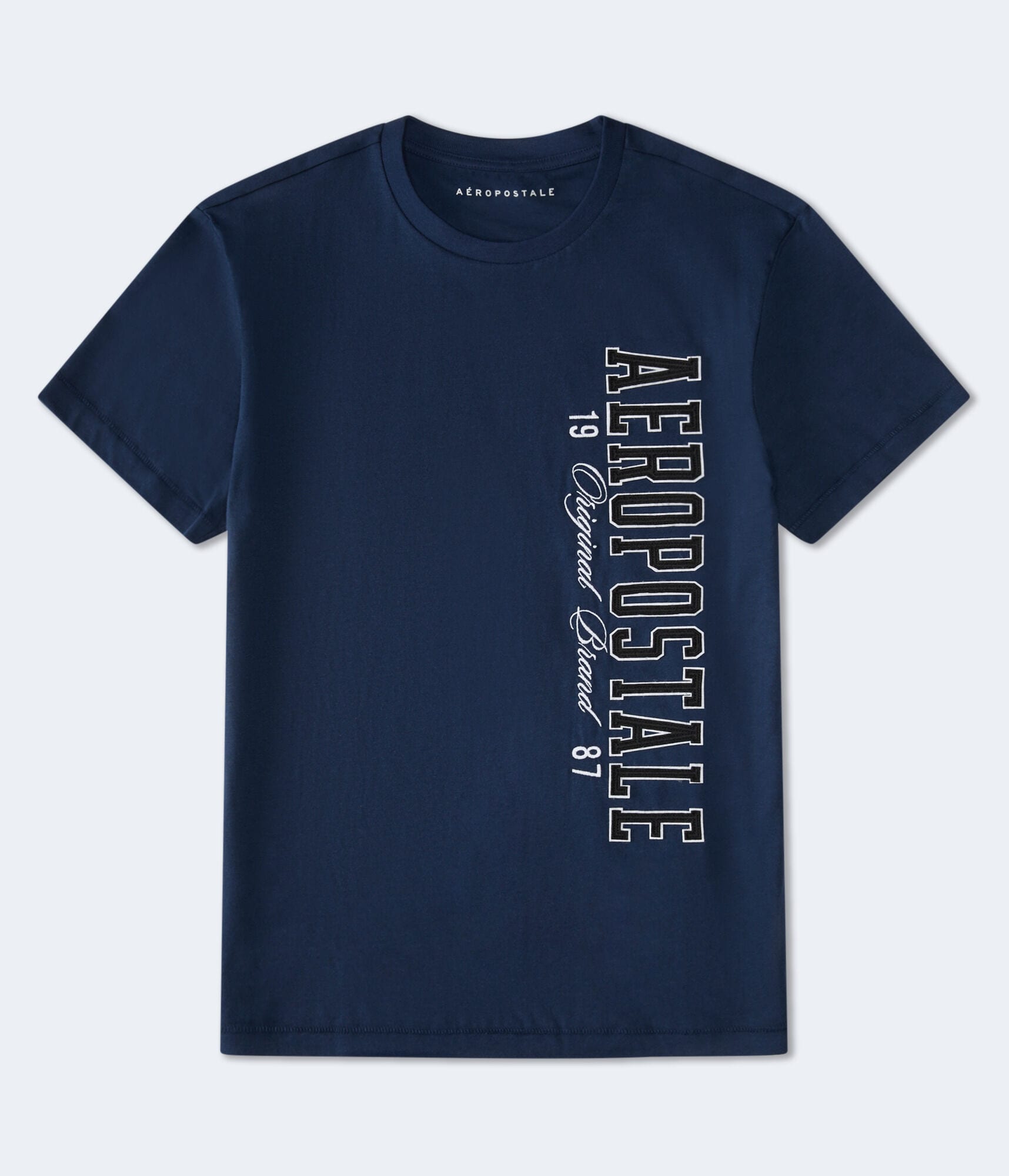 Aeropostale Vertical Appliqu&eacute; Graphic Tee
