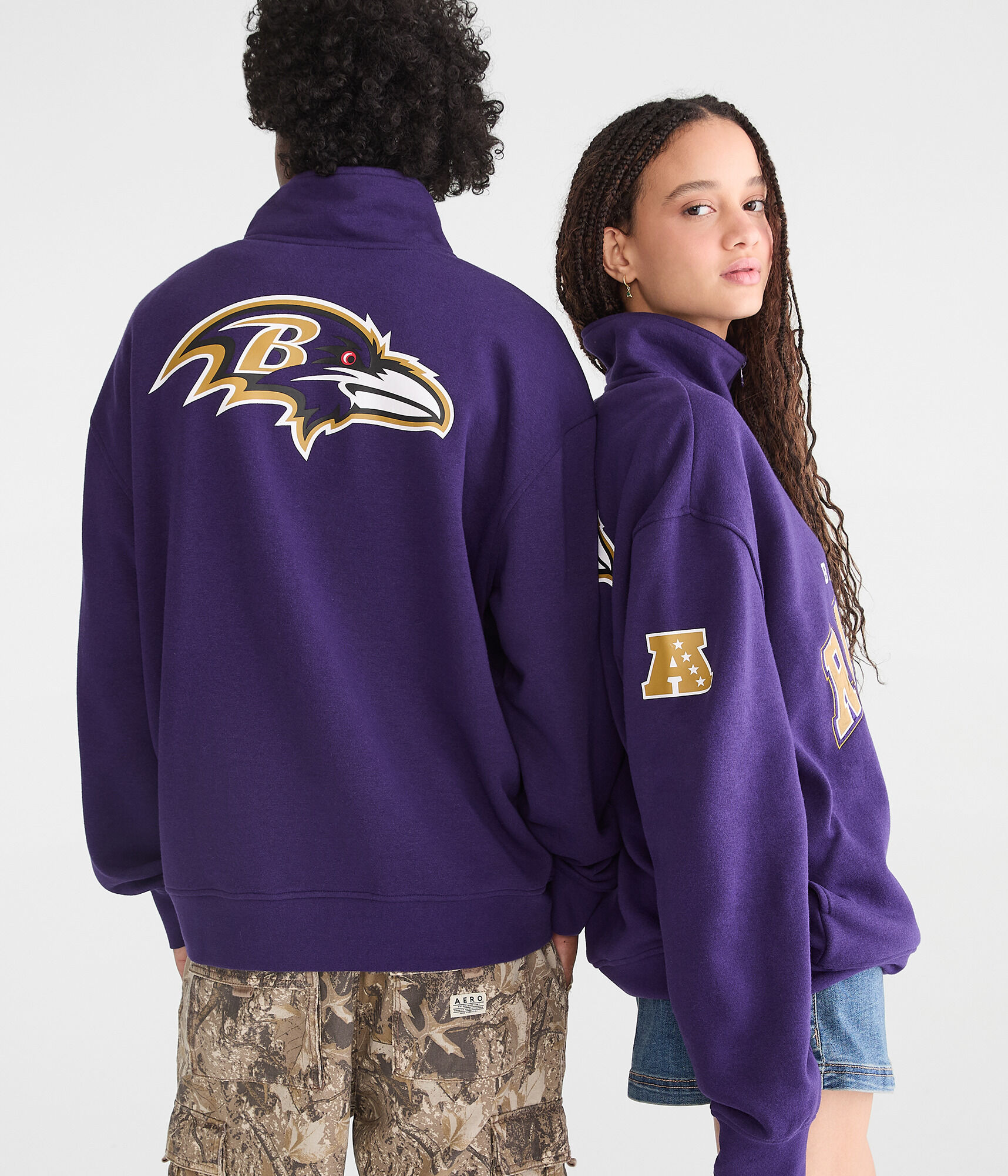 Baltimore Ravens Quarter-Zip Sweatshirt