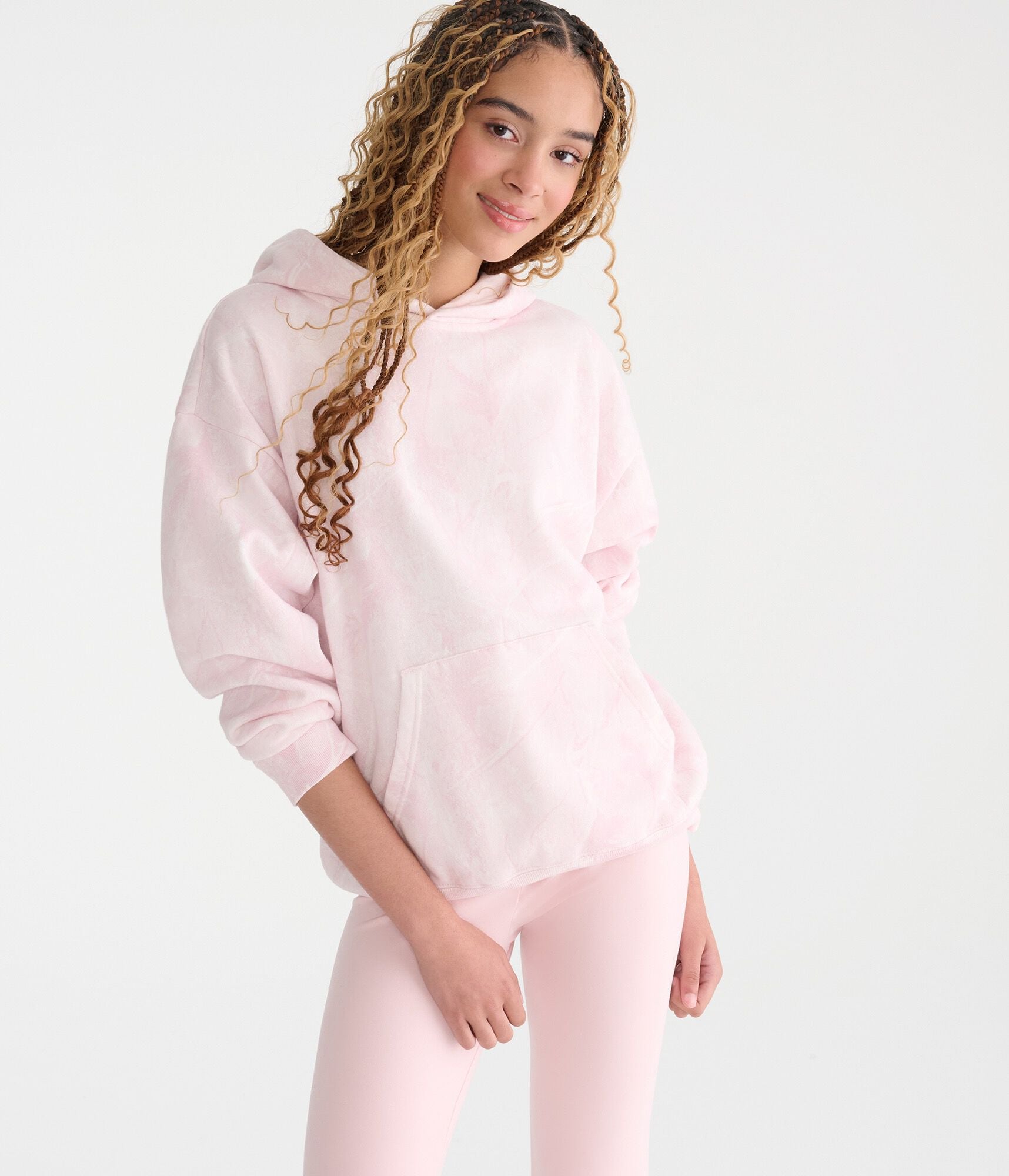 Cloud Soft Forest Camo Oversized Pullover Hoodie