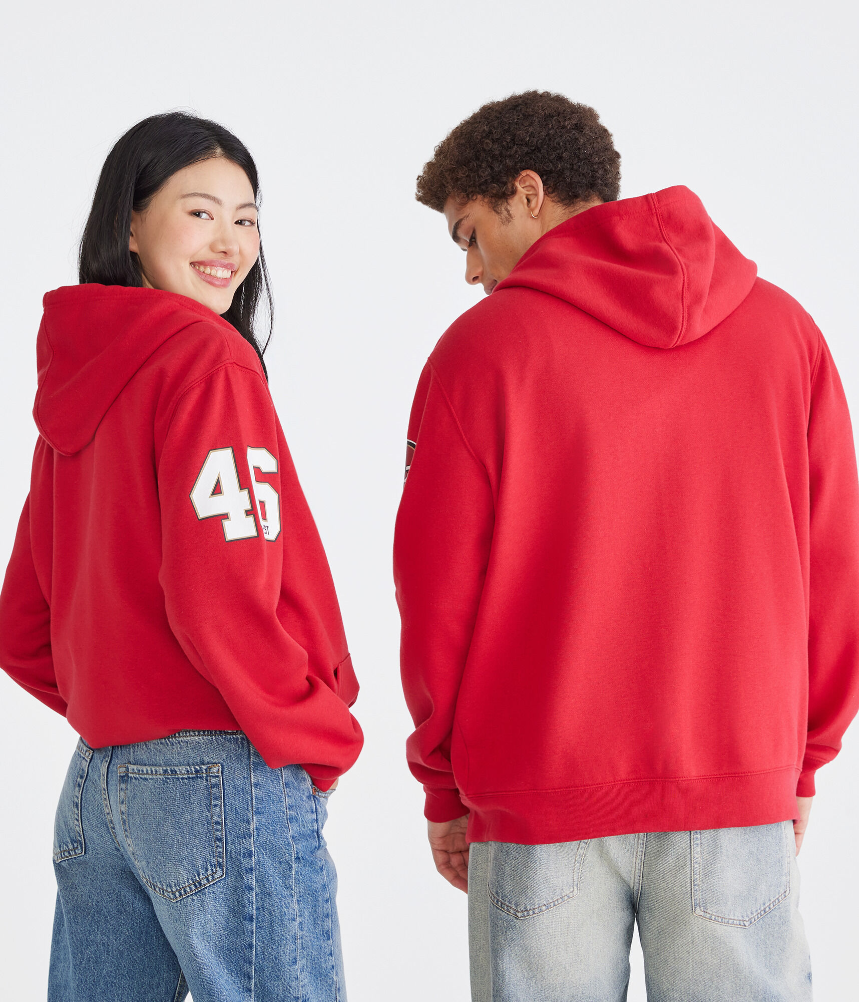 San Francisco 49ers Script Full-Zip Hoodie