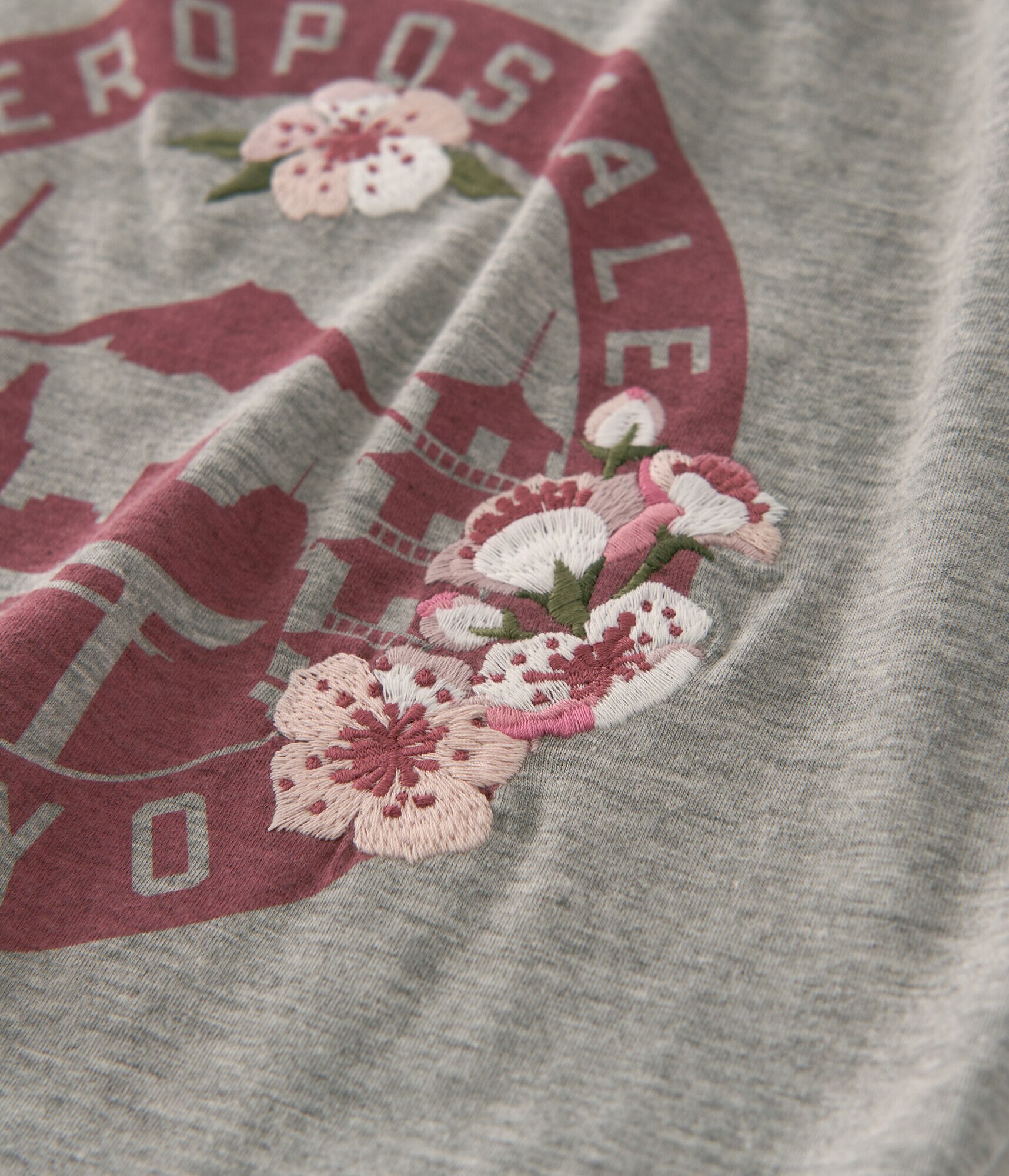 Aeropostale Tokyo Flower Graphic Tee