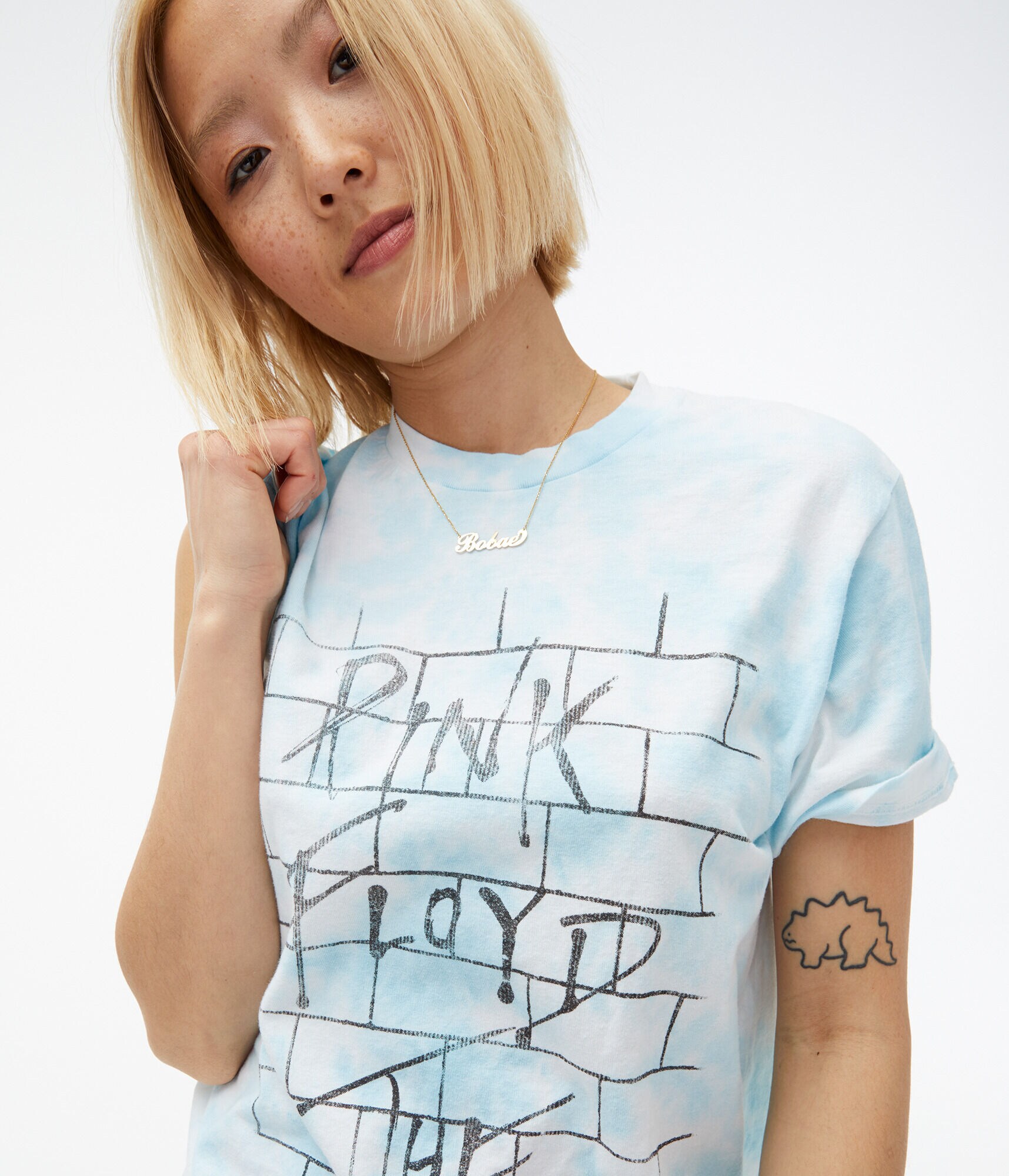 Pink Floyd The Wall Tie-Dye Boyfriend Graphic Tee