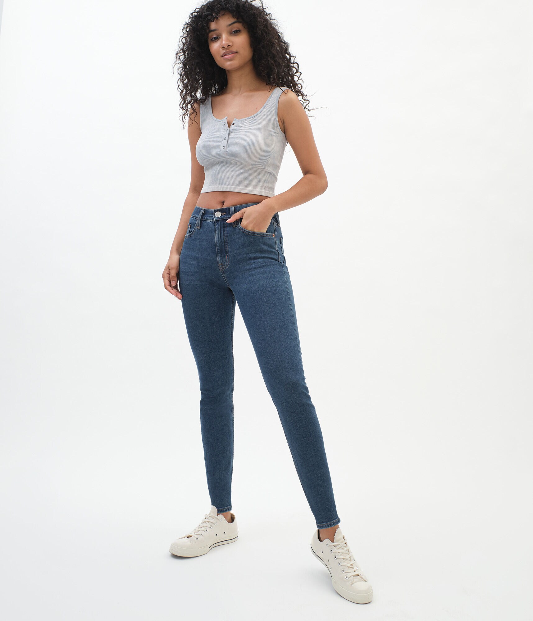 High-Rise Cheeky Jegging***