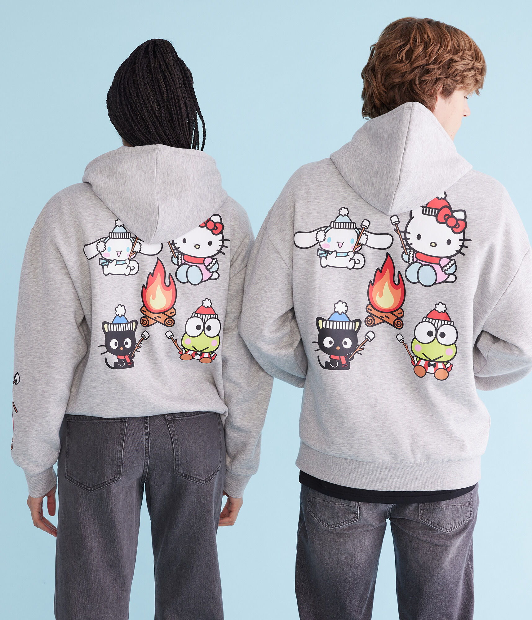 Hello Kitty Campfire Friends Pullover Hoodie