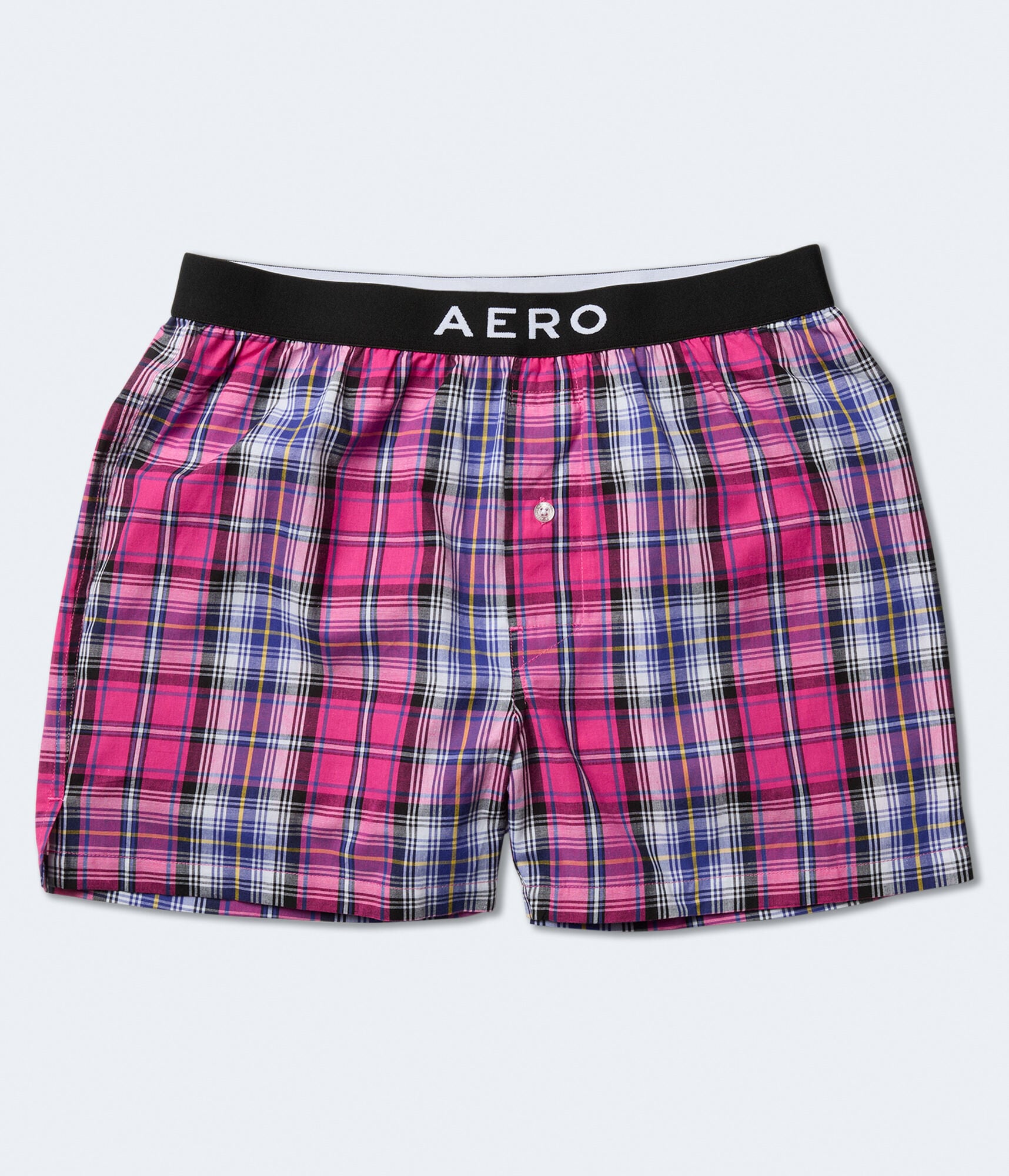 Plaid Woven Boxers
