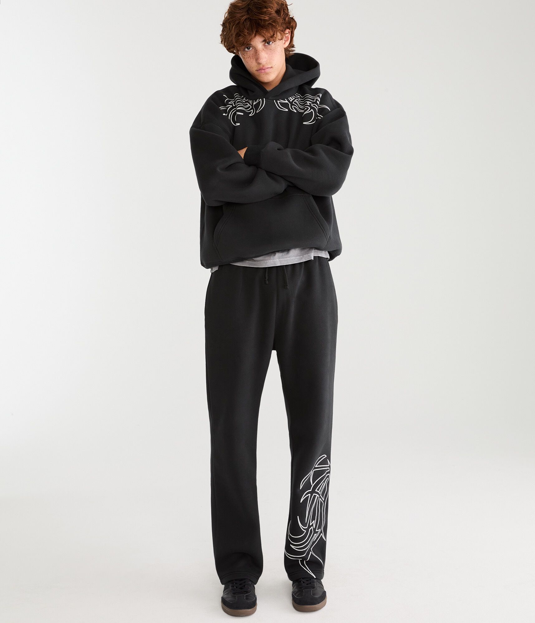 Cloud Soft Barbed Wire Straight Leg Sweatpants