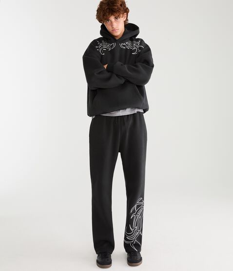 Cloud Soft Barbed Wire Straight Leg Sweatpants Cloud Soft Barbed Wire Straight Leg Sweatpants