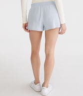 High-Rise Waffle Shorts