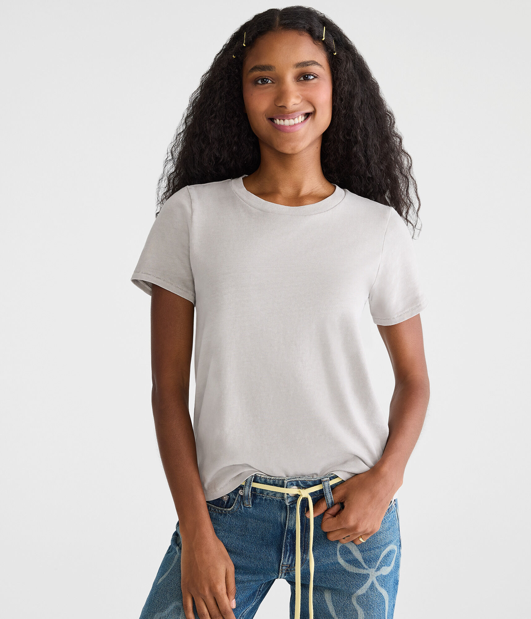 Washed Vintage Fit Crew Tee