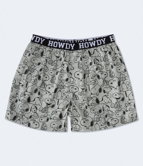 Peanuts® | Aéropostale Western Snoopy Best Friends 4" Woven Boxers Peanuts® | Aéropostale Western Snoopy Best Friends 4" Woven Boxers