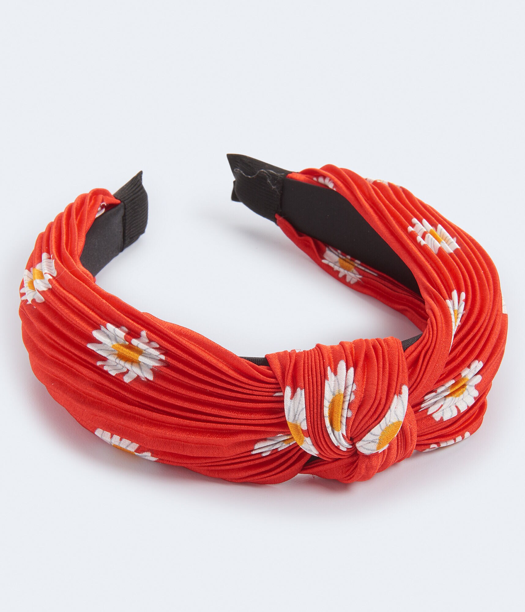 Daisy Pleated Knot Headband