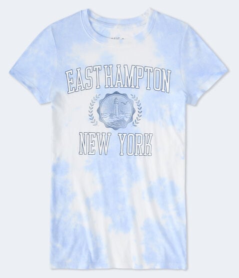 East Hampton Tie-Dye Graphic Tee East Hampton Tie-Dye Graphic Tee