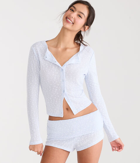 Long Sleeve Floral Sleep Cardigan Long Sleeve Floral Sleep Cardigan