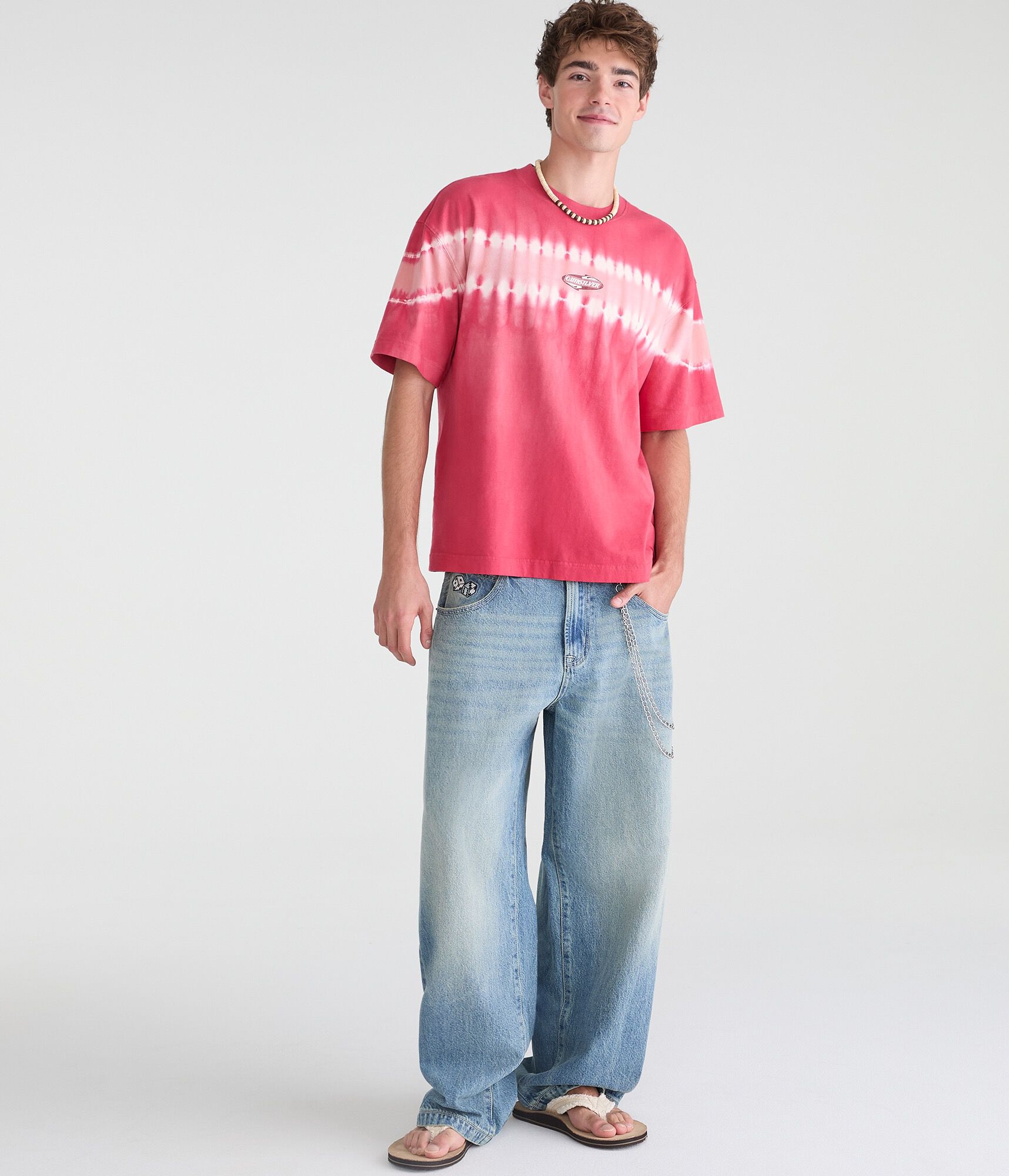 Quiksilver Tie-Dye Logo Tee