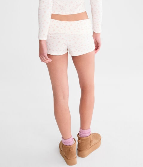 Floral Waffle Sleep Shorts Floral Waffle Sleep Shorts